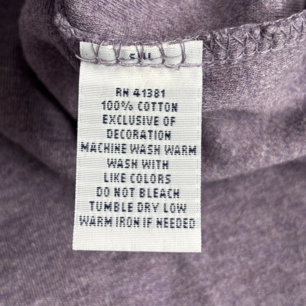 Polo Ralph Lauren Men's Large Purple‎ Cotton Sort Sleeve Polo with Orange Pony